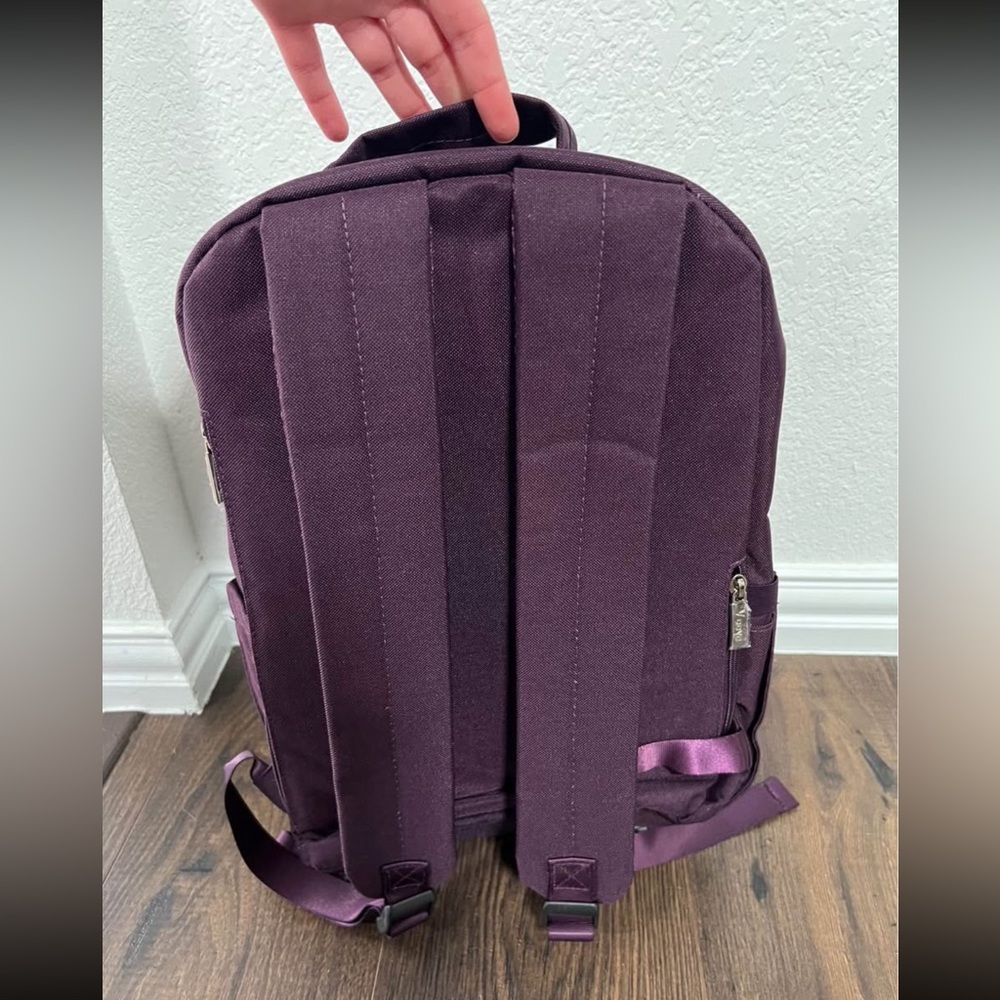 Diaper Bag Backpack Multifunction Travel Backpack Purple - Picture 4 of 15